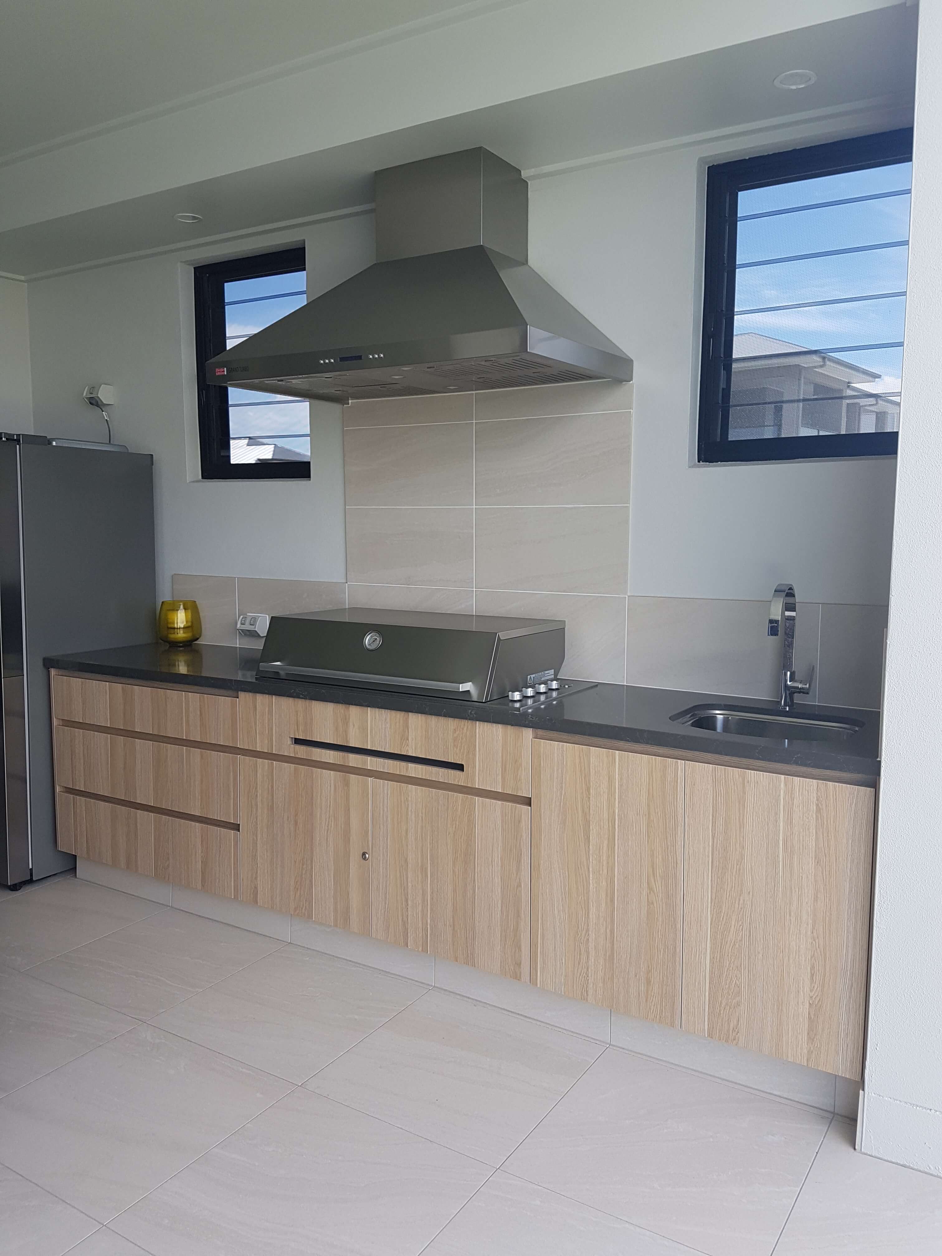 Modern Outdoor Kitchen Cabinets Brisbane A T Cabinet Makers